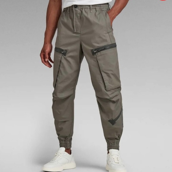 G-STAR RAW Olive Green Flight RCT Cargo Pants Mens Size 38